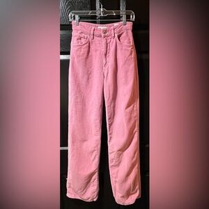 Zara Wide Wale Corduroy Pants